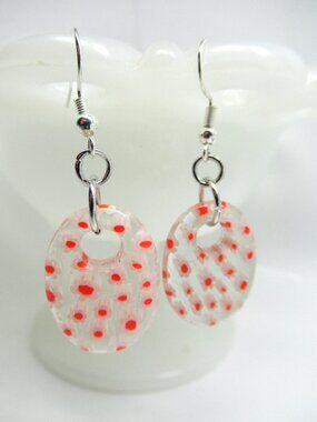Millefiori component earrings